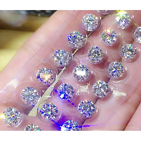 Kim Cương Nhân Tạo Moissanite 8 Ly Giác Cắt Tròn 8H&A - Trường Thịnh Ngọc Trai