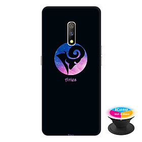 Ốp lưng dành cho điện thoại Realme X hình  12 Cung Hoàng Đạo - Cung Bạch Dương - tặng kèm giá đỡ điện thoại iCase xinh xắn - Hàng chính hãng