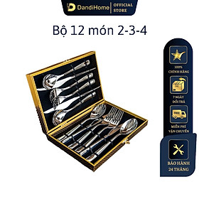 Mua Bộ dụng cụ bàn ăn dao thìa nĩa Inox 304 DandiHome cao cấp