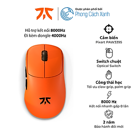 Mua Chuột không dây siêu nhẹ Fnatic x Lamzu Thorn 4K Special Edition - Hỗ trợ tối đa 8KHz - Hàng Chính Hãng