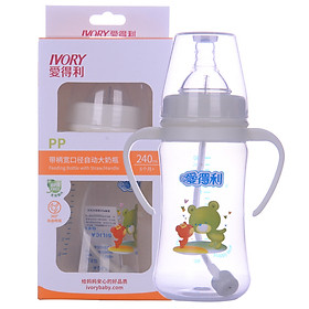 Bình Sữa Có Tay Cầm Ivory 240ml