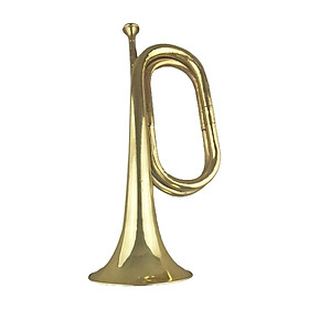 Hình ảnh Trumpet Early Learning Toy Music Instrument Brass Marching Bugle for Camping