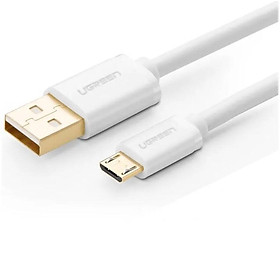 Mua Ugreen UG10851US125TK 3M màu Trắng Cáp sạc truyền dữ liệu USB 2.0 sang MICRO USB lõi đồng - HÀNG CHÍNH HÃNG