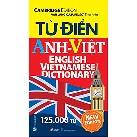 Từ Điển Anh - Việt 125.000 Từ (Tái Bản) - Vanlangbooks
