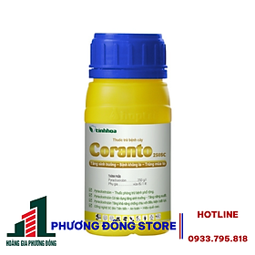 Thuốc trừ bệnh phổ rộng, bảo vệ cây trồng Coranto 250SC - chai 100ml, chai 200ml