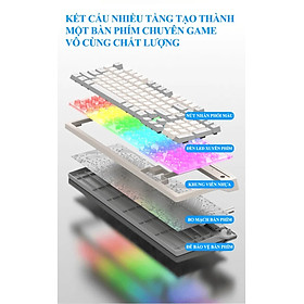 Mua Bộ bàn phím và chuột có dây K-SNAKE KM800 chuyên game thiết kế phím mini size với bản phối màu sắc mới lạ