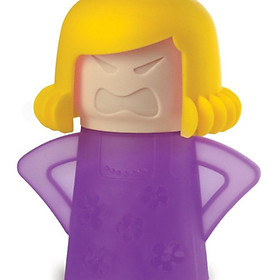 Búp bê angry mama phun hơi nước vệ sinh lò vi sóng