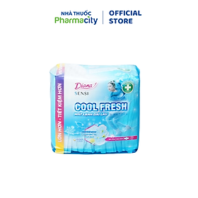 Băng vệ sinh siêu mỏng mát lạnh Diana Sensi Cool Fresh (Gói 20 miếng)