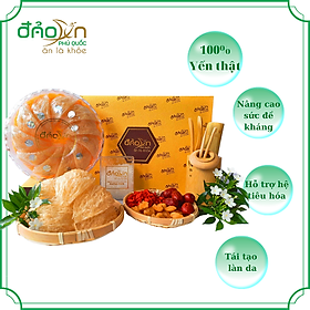 Tổ hồng yến tinh chế 100gr Đảo Yến Phú Quốc - Tổ yến tinh chế nguyên chất 100% - Giúp bổ sung dinh dưỡng cho người lớn tuổi, bổ sung sắt và canxi cho mẹ bầu, tăng sức đề kháng cho trẻ nhỏ
