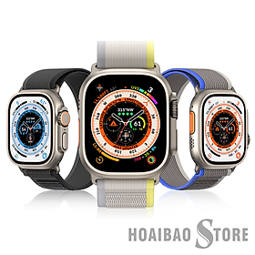 Dây Đeo DUX DUCIS Series YJ Dành Cho Apple Watch 38/40/41MM & 42/44/45/49MM DV/KD - Đen Xám, Đen Xám