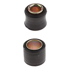 2Pairs 12mm+14mm Black Sleeve  Rubber Bush Universal