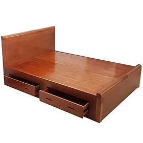 Mua Giường ngăn kéo vạt phản gỗ xoan đào 1m6
