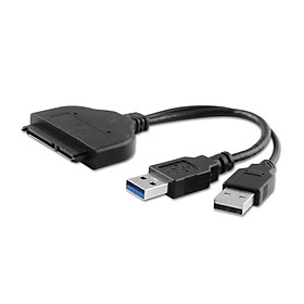 Cáp chuyển Sata to 2 đầu USB 3.0 và 2.0 AZONE