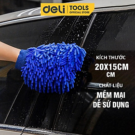 Mua Găng Tay Rửa Xe Deli  Lau Rửa Ô Tô  Xe Máy  Cửa Kính  Đồ Dùng Gia Đình Tiện Dụng - Chất Liệu Mềm Mại  An Toàn - DL882004