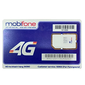 Sim số đẹp Mobifone Phong thủy: 0931808619 - Hàng chính hãng