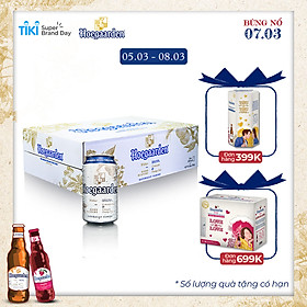 Thùng 24 Lon Bia Hoegaarden (330ml / Lon)