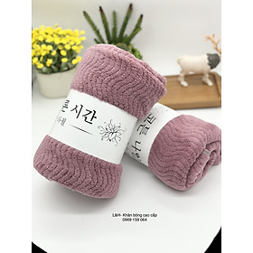 Mua Set 2 Khăn Tắm Lông cừu  Hạt Gạo  Xuất Hàn cỡ Lớn Siêu mềm mịn Thấm hút nước tốt