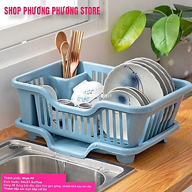 Mua Rổ úp bát có khay hứng thoát nước hàng dày đẹp