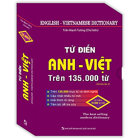 Từ Điển Anh – Việt Trên 135.000 Từ (Bìa cứng) – Tái bản 04 hover