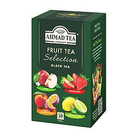 TRÀ AHMAD ANH QUỐC - BỘ SƯU TẬP TRÀ HOA QUẢ (40g) - Fruit Tea Selection - 4 loại Trà Hoa Quả tuyệt ngon dành cho bạn