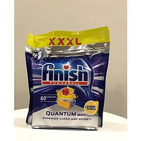 Viên rửa bát chén Finish Quantum 60 viên