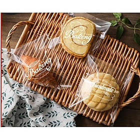 Mua 100 TÚI ĐỰNG BÁNH CÁC LOẠI - MẪU HÌNH BÁNH  HANDMADE  GẤU TRÚC
