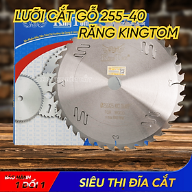 Mua Lưỡi Cưa - Lưỡi Cắt Gỗ Cao Cấp 255-40 Răng KingTom - Chuyên Xẻ Gỗ Cây  Gỗ Có Đinh