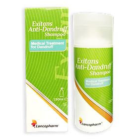  (150ml) Dầu gội Lancopharm Exitans Anti DanDruff Shampoo- dầu gội đặc hiệu dành cho da gàu, da đầu bị nấm