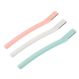 3 Pack Women Eyebrow Razor Trimmer Shaper Blade Shaver Makeup Tool Kit Facial Hair Remover Tool Set