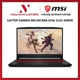Mua Laptop MSI Gaming Katana GF66 11UC-698VN | I7 11800H | 8GB RAM | 512GB SSD | 15.6 inch FHD 144Hz | RTX3050 4GB | Win10 | Đen - Hàng Chính Hãng