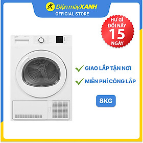 Máy sấy ngưng tụ Beko 8 Kg DU8133GA0W - Hàng chính hãng - Giao toàn quốc