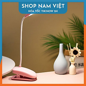 Mua Đèn Bàn LED Kẹp Đầu Giường Đọc Sách Chống Cận Pin Sạc