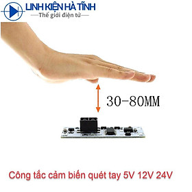 Mua Mạch cảm biến đèn LED tiệm cận  Cảm biến vẫy tay thông minh 5-24VDC 36W cảm biến đèn LED cửa tủ quần áo