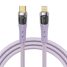 Mua Dây sạc nhanh ip PD 33W Rockspace Z21  typeC to IP sạc nhanh dây dù Hàng chính hãng bảo hành 1 năm 1 đổi 1