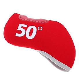 2-5pack Golf Club Iron Putter Headcover Head Cover  50 Degree Red