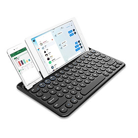 Bàn phím không dây Bluetooth dành cho điện thoại, máy tính bảng, PC, Laptop, MacBook B.O.W - HB206 - hàng nhập khẩu