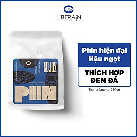 Cà phê phin Liberain 102 - Gu vị truyền thống, vị chocolate, hậu ngọt