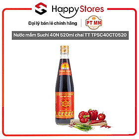 Nước mắm Suchi 40N 520ml chai TT TPSC40CT0520 - HÀNG CHÍNH HÃNG 