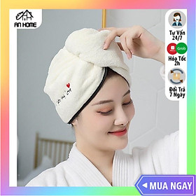 Mua Khăn Trùm Tóc Mau Khô Sau Khi Tắm Siêu Thấm ANHOME