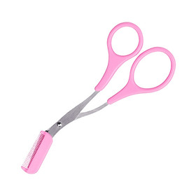 Professional Eyebrow Trimmer Scissors Combs Eyelash Shaper Makeup Tool