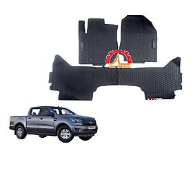 THẢM LÓT SÀN CAO SU ĐÚC DÙNG CHO XE FORD RANGER THIẾT KẾ THEO XE