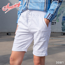 Big size, short kaki lưng thun unisex, quần sọt nam thương hiêu Amazing, phong cách thể thao