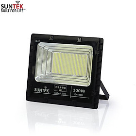 Đèn Pha Năng Lượng Mặt Trời SUNTEK LED Solar Light JD-8300 300W - Chiếu sáng 18 giờ | Tuổi thọ 7-8 năm | Chống Nước/Bụi/Sét | Tự động Bật/Tắt | Điều khiển Từ xa - Hàng Chính Hãng - Bảo hành 3 năm 1 đổi 1