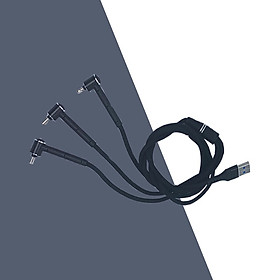Mua Dây cáp sạc nhanh 3 đầu đa năng kiêm giá đỡ điện thoại. Hỗ trợ cổng lightning  type-C và micro-USB  cực bền. Dây sạc dành cho iphone  OPPO  SAMSUNG