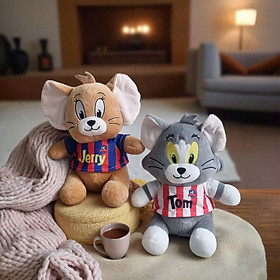 Gấu bông hoạt hình Tom & Jerry cute đáng yêu (25cm) hàng cao cấp xịn mịn đẹp, an toàn cho người sử dụng