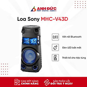 Loa Di Động Sony MHC-V43D - Hàng chính hãng