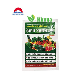 Phân bón vi lượng Siêu xanh Fj-09 Kẽm Mg 25gr Xanh Lá - Nảy Chồi