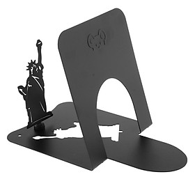 Metal Hollow Students Book Stand Single Chip Book Baffle for Book Display