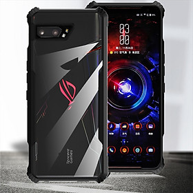 Ốp lưng cho Rog Phone 2 lưng giả kính viền dẻo chống sốc