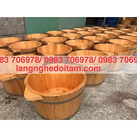 Mua Chậu ngâm chân gỗ thông nhập khẩu